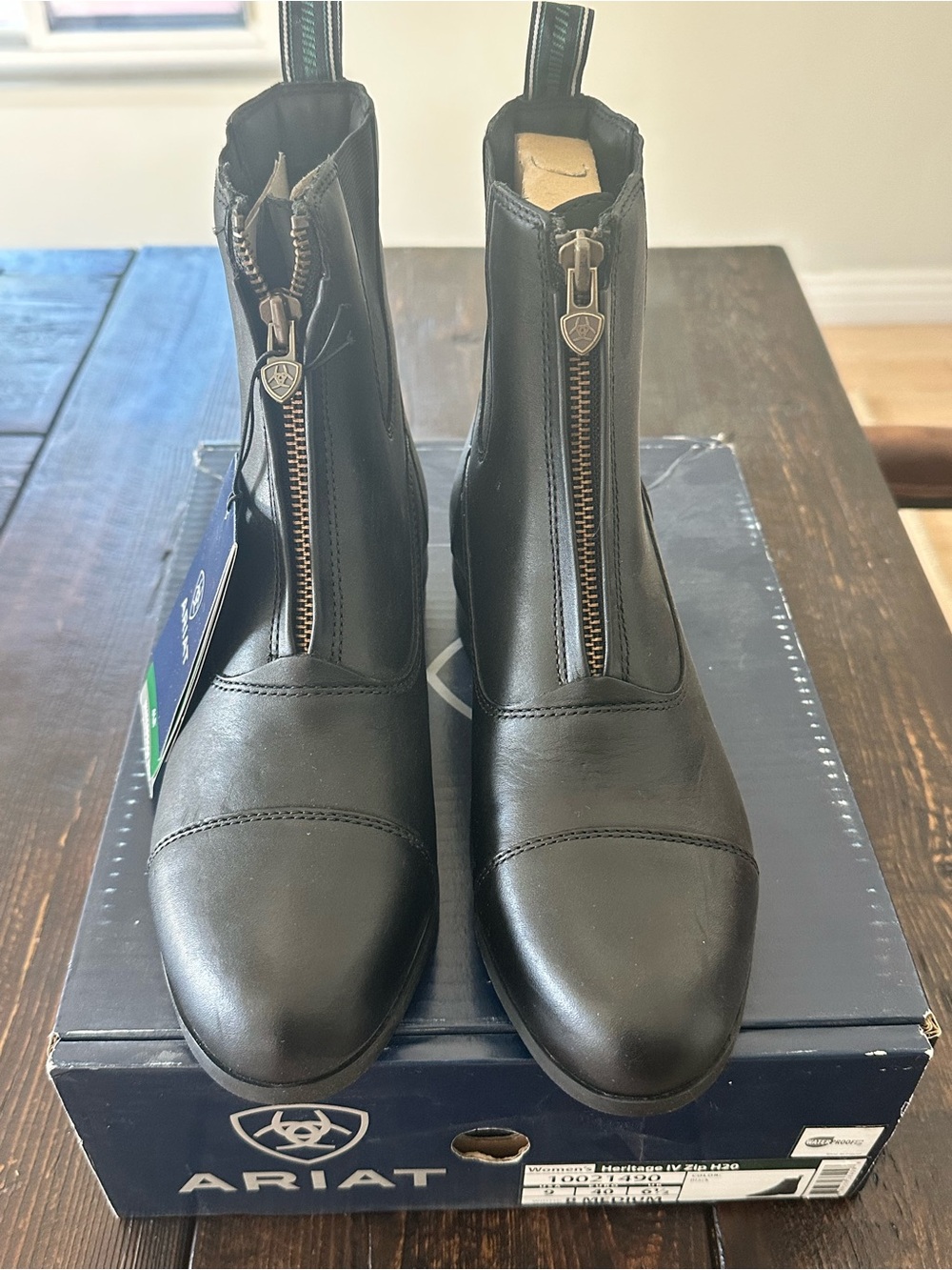 Ariat Heritage IV Zip Waterproof Insulated Paddock Boot - Women’s Size 9 (EU40)